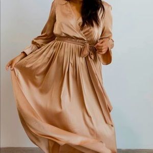 Holly Satin Maxi Dress